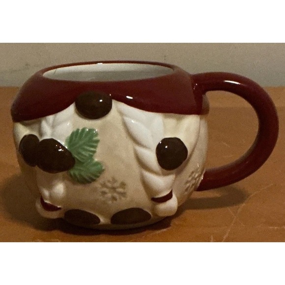 St Nicholas Square Other - Gnome Christmas Coffee Mug Ceramic Cup, St. Nicholas Square, Tea, Hot Chocolate.